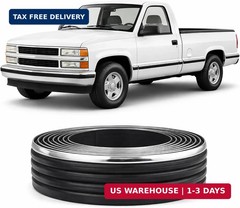 Chrome Body Side Molding Replacement Automotive Trim Kit : 2.5″ Tape-On Molding