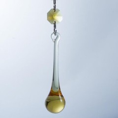 12Pcs Colorful Raindrop Prisms Pendants Lighting Glass Crystal Chandelier Lamp
