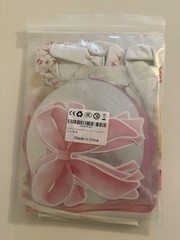 36pc Pink White Bow Coquette Balloons & Hanging Swirl Birthday Decorations Decor