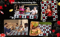 2 Pcs Casino Theme Party Decorations Poker Tablecloth Las Vegas Plastic Table