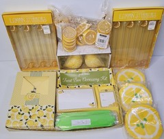 She Found Her Main Squeeze Bridal Shower Party Decor Napkins Lemons Stirs Boxes
