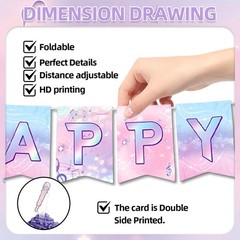 42Pcs Kpop Birthday Party Decor w. Backdrop,Toppers, Balloons, & BONUS Trays!