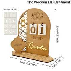 Ramadan Calendar Countdown Decorations for Home Eid Mubarak