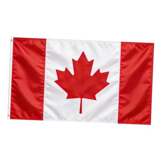 Flag, Flag of 3×5 Ft – Polyester Lightweight Flags with 2 Brass 1 Pc Canada