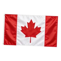 Flag, Flag of 3×5 Ft – Polyester Lightweight Flags with 2 Brass 1 Pc Canada