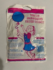 Rare BARNEY & BABY BOP 1993 (Get Well Soon) Mylar Balloon NEW