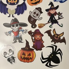 Halloween Mini Assorted Paper Cutouts 12 Count