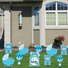 It’s A Boy Teddy Bear Yard Decorations 10 piece set