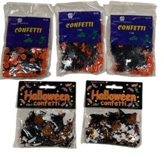American Greetings Vintage Halloween Confetti Card Making Scrapbooking, Crafting