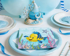 Mermaid Theme Birthday Party Decoration Plates Balloons Napkins cups tableware