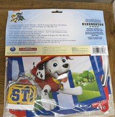 NWT Paw Patrol Customizable Happy Birthday Banner 10.75 Ft. & 6Ft. Puppy Dog