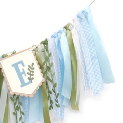 Goose High Chair Banner – Boys First Party Decorations, Blue Goose 1st Banner…