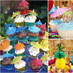 Tropical Luau Party Decorations Set Hawaiian Beach Theme Party Favors