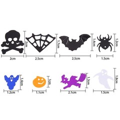 300g Plastic Multi-shaped Glitter Confetti for Halloween Party Table Decor
