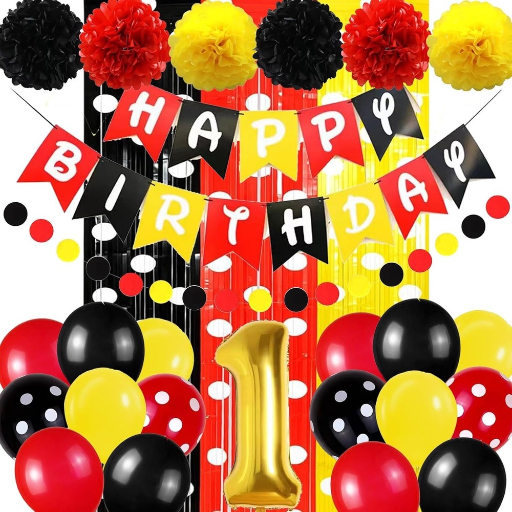 Mickey Mouse 1st Birthday Party Decorations NEW