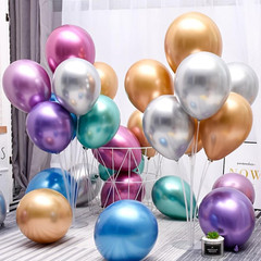 Balloon Stand Kit 4 Sets Balloon Arch Stand with Base and Balloon Sticks for Chr