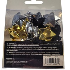 96-Pc Metallic Star Table Scatter Decorations – Gold, Silver, Black – 4 Boxes