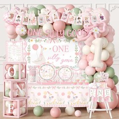 HAKOTI One Silly Goose Pink Decor