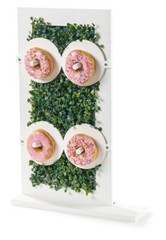 Champagne & Donut Wall Stand 2-in-1 Donut Wall + Wine Flute Holder Glass Display