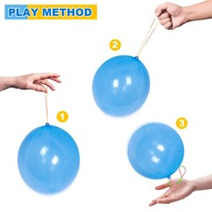 Punch Balloons,36Pcs Punching Balloon for Kids Heavy Duty Party Favors, Assor…