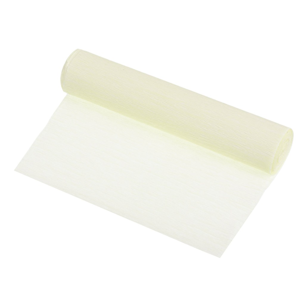 Crepe Paper Roll Crepe Paper Decoration 8.3ft L 5.9 Inch W, Creamy White