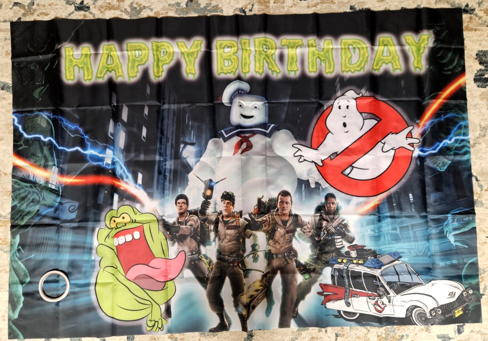 Ghostbusters Happy Birthday Wall Print 4’7” x 3’