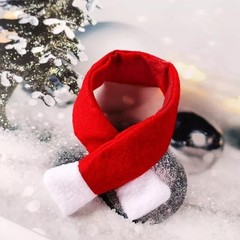 10pcs Christmas Bottle Scarf Hat Set Wine Bottle Decorations Festival Party Home