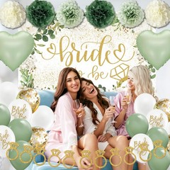 Sage Green Bridal Shower Decorations,Bachelorette Party Decorations, Bride to…