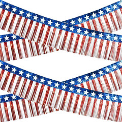 4Th of July Decorations – 2 Pack Red White and Blue Streamer for 250Th Anniversa