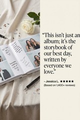 4X6 Black Photo Booth Guest Album
