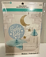 Honeycomb Baby Boy Shower Table Decor Celebrate It