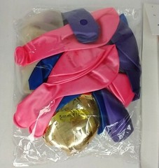 Happy Birthday Banner Unicorn Theme Party Pink Purple Clear Balloons
