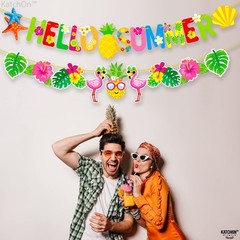 , Hello Summer Banner – 10 Feet, Pack of 2 | Luau Party Decorations | Hello S…