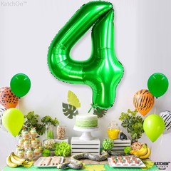 KatchOn, Dark Green Number 4 Balloons 40 Inch | 4 balloon Green for Birthday…