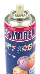 24 Pack Party Streamer Spray String for Kids Fun Colorful Party Supplies