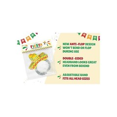 Sombrero Headband Hats, 9 Pack – Cinco De Mayo Party Supplies Decorations Fiesta