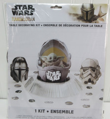 Star Wars Mandalorian Table Decorating Kit Baby Yoda Grogu Centerpiece Confetti