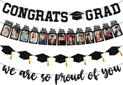 Graduation Decorations 2026, Easy Assemble Graduation Photo Banner K-12 Class of