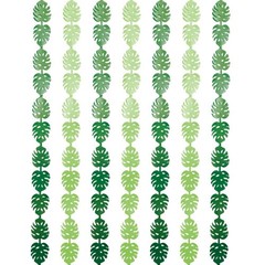 Spritz – Tropical Jungle Leaf Garland Backdrop – 7 Pieces – Party Supplies