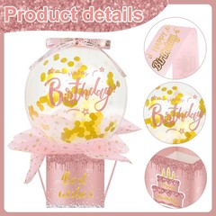 Pull Money Balloon Box Birthday Balloon Money Surprise Box Funny Pull Cash Surpr