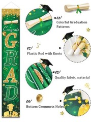 Green & Gold Graduation Decoration Indoor/ Outdoor