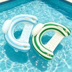 Pool Floats Chairs Adult Inflatable Lounge Sit in Float with Heavy-Duty Handles