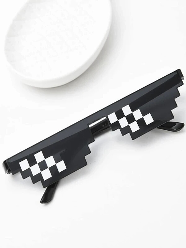 Plastic Black And White Party Booth Prop, Fashion Glasses For Party Holiday