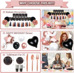Luxury Birthday Decor Set with Sash & Tiara