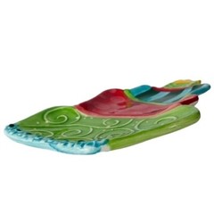 Hallmark Birthday Cake Trinket Dish Plate 8″ Tier 3 Layer Candle 8” Gift Ceramic