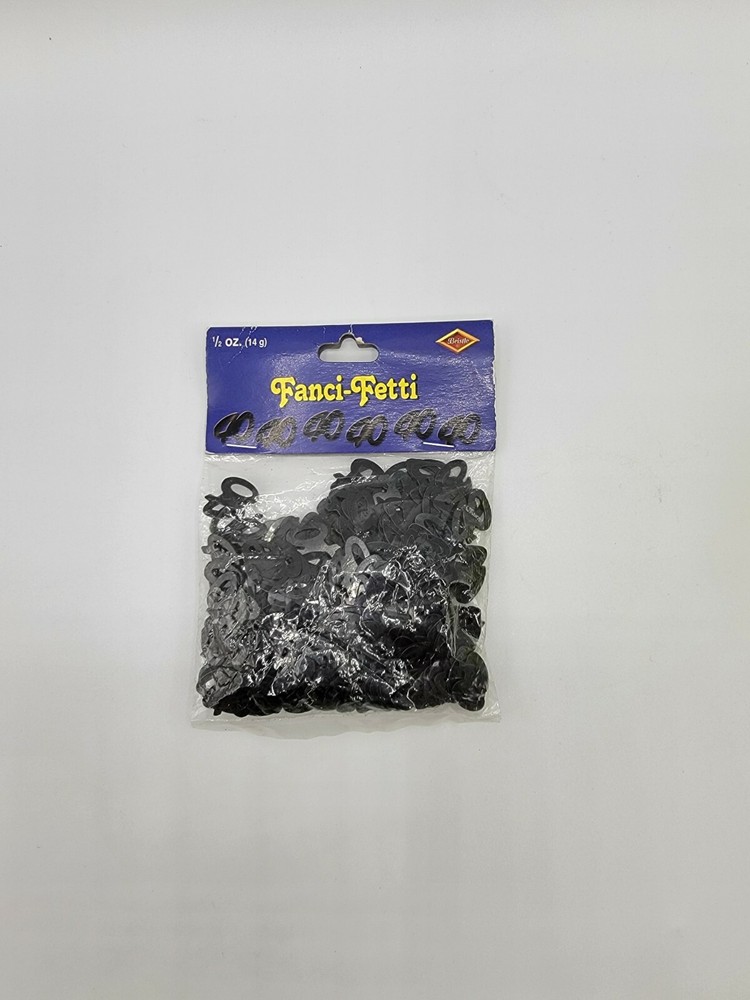 Fanci-Fetti 40 Silhouettes (Black) Party Accessory (1 Count) (.5 Oz/Pkg)
