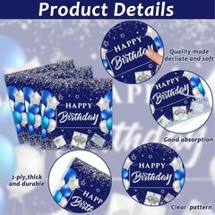 Time to Adult 18th Birthday Tableware Set – 96 Pieces for Memorable Celebrations