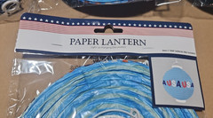 7 Paper Lanterns, 8″ Patriotic USA Fourth of July Round LED Lights FREE SHIPPING