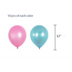 103 PCS Gender Reveal Party Supplies with Photo Props, 36 In Reveal Ballon