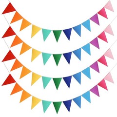 Banderines de colores con cinta de 2,5 m para decoración de fiestas cumpleaños